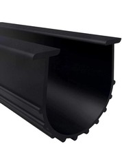 20FT Garage Door U-Bottom Weather Stripping Rubber Seal Strip Replacement T Ends