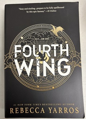 Fourth Wing by Rebecca Yarros (2024, Trade Paperback) With Bonus Tote Bag