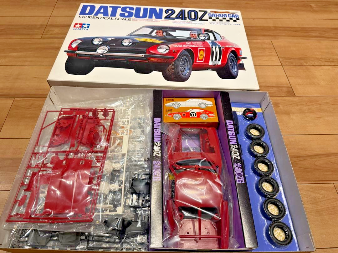 y*n様 TAMIYA DATSUN 240Z サファリカー 1:12 Tamiya 1/12 Datsun 240Z Safari Fairlady Z Model Kit Large Scale