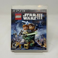 LEGO Star Wars III The Clone Wars Sony PS3 PlayStation 3 Game with Manual CIB