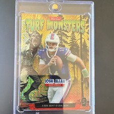 Wild Card Turf Monsters Josh Allen 2024 1/1 Football Trading Card