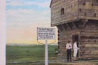 Bemis Heights NY Saratoga Battlefield Period Block House Postcard C T American — photo 3