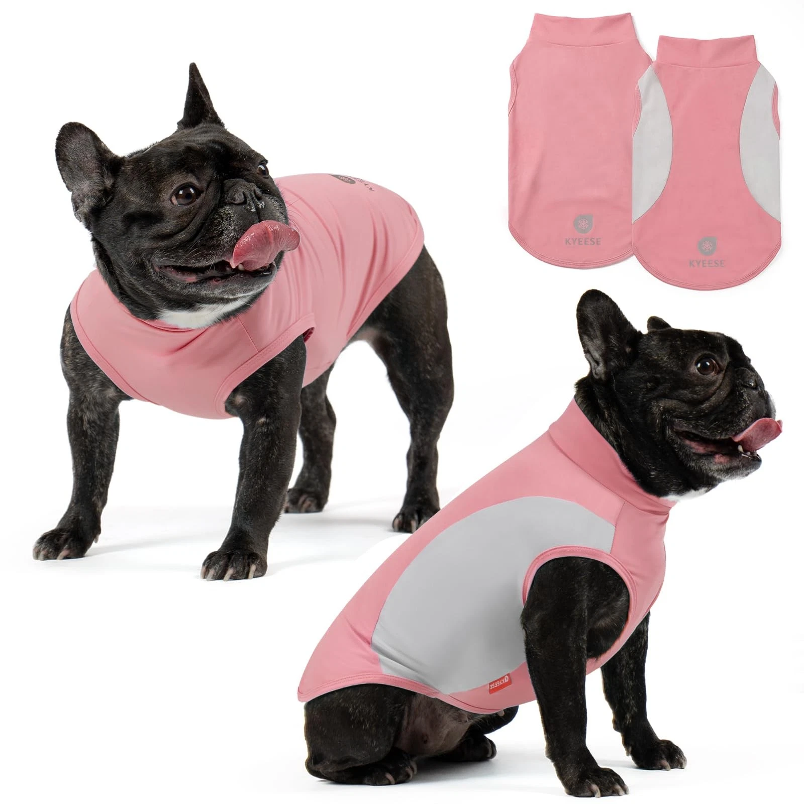 2Pack Dog Cooling Shirt with UPF 50+ UV Protection, Pink, M