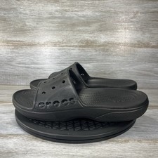 Crocs Men s Baya II Black Slide Flip Flop Sandals Size 12