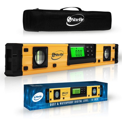 Digital Smart Level Tool - 18 Inch Magnetic Torpedo Level and Protractor -
