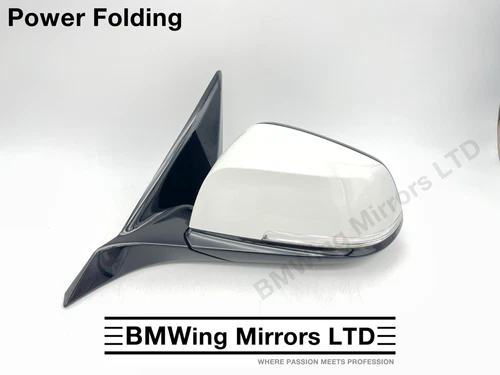 BMW 1 SERIES F20 LEFT PASSENGER SIDE WING MIRROR 5 PIN POWER FOLDING / M-SPORT