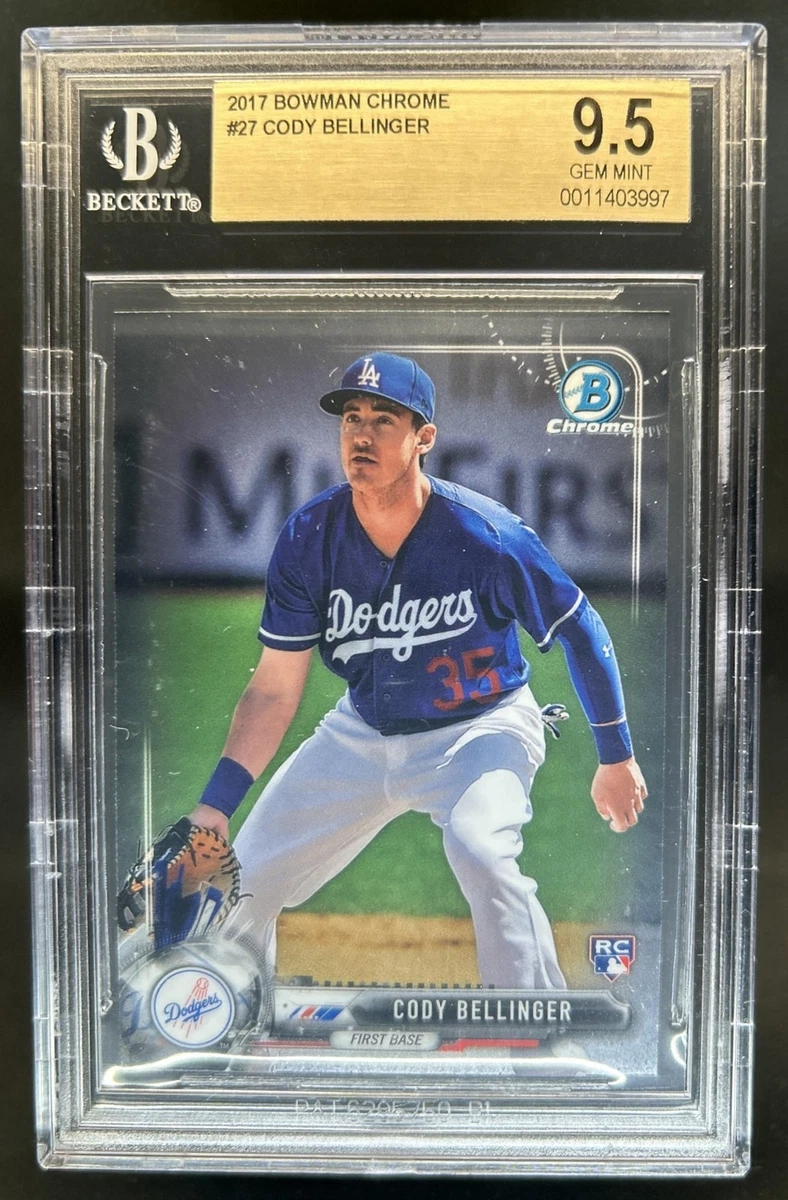 スポーツ選手 bowman chrome cody bellinger auto Bowman Cody Bellinger Baseball Sports Trading Cards & Accessories