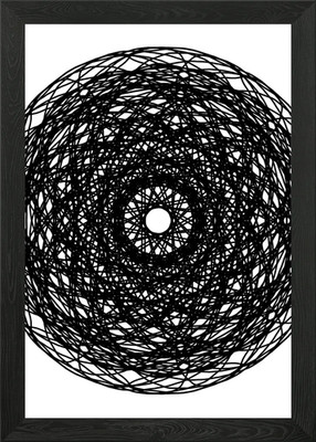Perfect Circle gerahmtes Wandbild Poster Leinwanddruck Bild