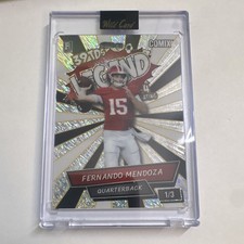 🔥🔥Wild Card Comix Fernando Mendoza Legend 1/3 Football Card 2025