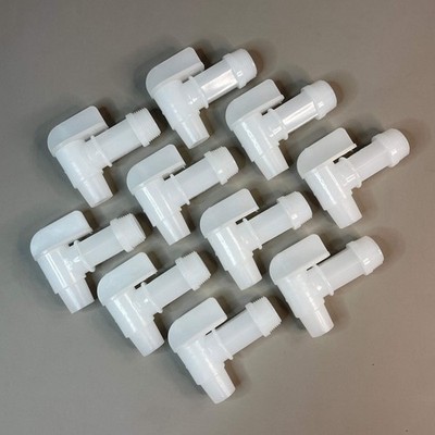 REIKE Flo-Rite Faucet 3/4'' 10-PACK Plastic Drum, Barrel, Jug Faucet, Spigot Whit