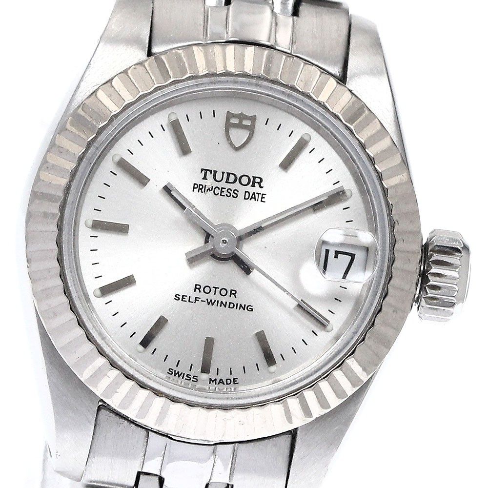 TUDOR Princess Date 2671 Automatic Ladies Watch Silver Dial 92514