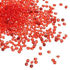 6000Pcs Acrylic Wedding Diamonds 3mm Table Crystals Confetti Red