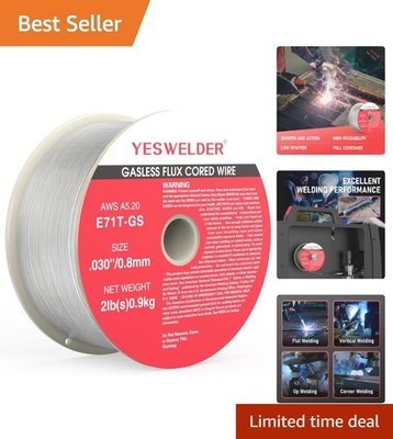 2-Pound Strong ABS MIG Wire - .030-Inch Diameter Flux Core for Reliable Welds