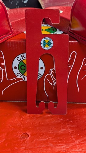 Cross Colours CXC Love Is Love Sign Language Red Slides Sandals Size 6 women - Picture 6 of 10