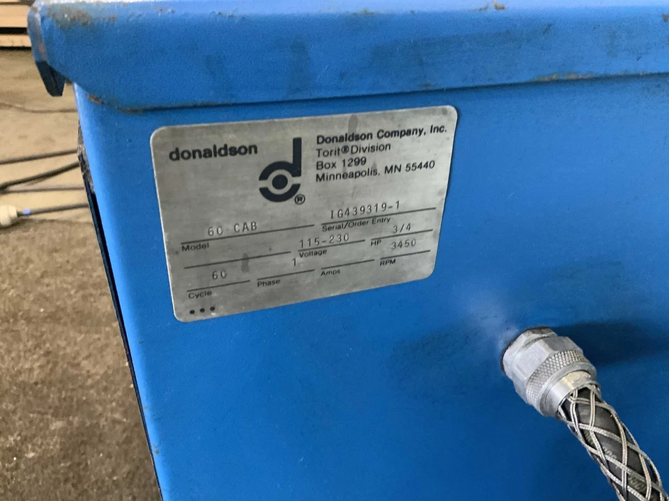 TORIT 60CAB DUST COLLECTOR: STOCK #80240 - Image 4 of 4