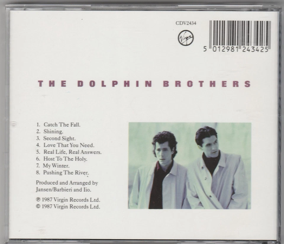 THE DOLPHIN BROTHERS - CATH THE FALL ORIG 1987 UK CD LIKE NEW VERY RARE - Image 2 of 3