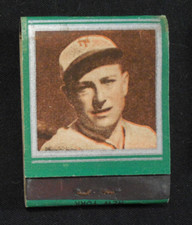 1934 Diamond Match BOOK COMPLETE / UNUSED NICE! John Vergez New York Giants