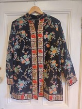 Stunning Indigo Moon 3/4 Length Jacket Size M