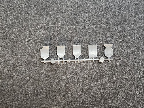 Warhammer 40k Miniaturas Caballeros Grises Iconos de Hombro Lote de 5 Bits, R91 - Imagen 2 de 2