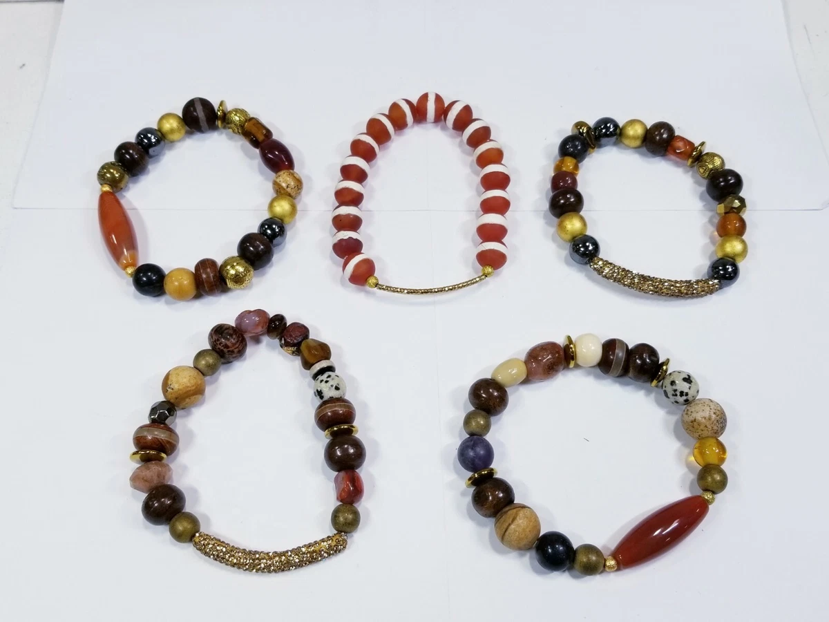 AVA MICHELE JEWELRY 5 STACK CUSTOMIZED BRACELET SET eBay