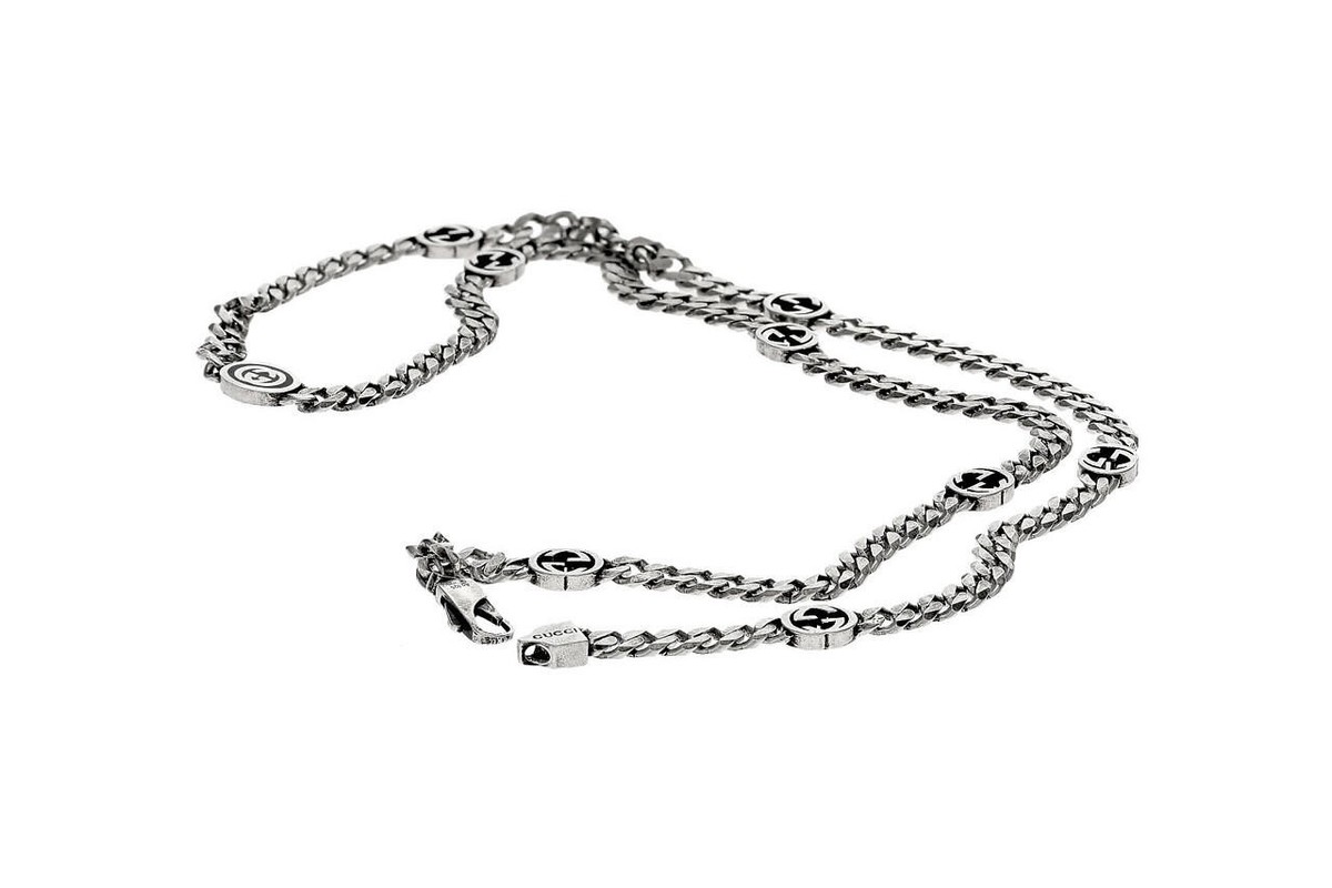 グッチ　678661　シルバー 楽天市場】GUCCI グッチ ネックレス 678661 J8410 メンズ