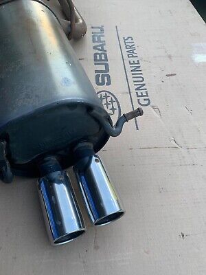 Subaru Classic Impreza OEM Twin Pipe Exhaust Silencer Gc8 Subaru Classic Impreza OEM Twin Pipe Exhaust Silencer Gc8