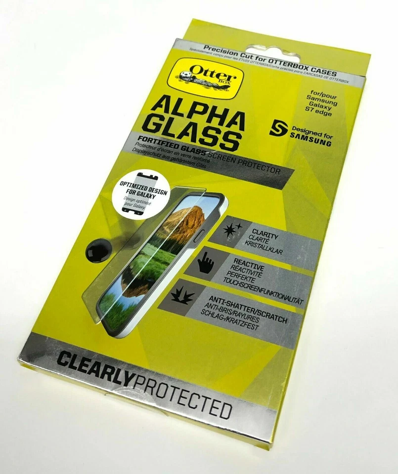 Genuine Otterbox Alpha Glass Screen Protector for Samsung S7 Edge/S8/Note9 - Image 2 of 4