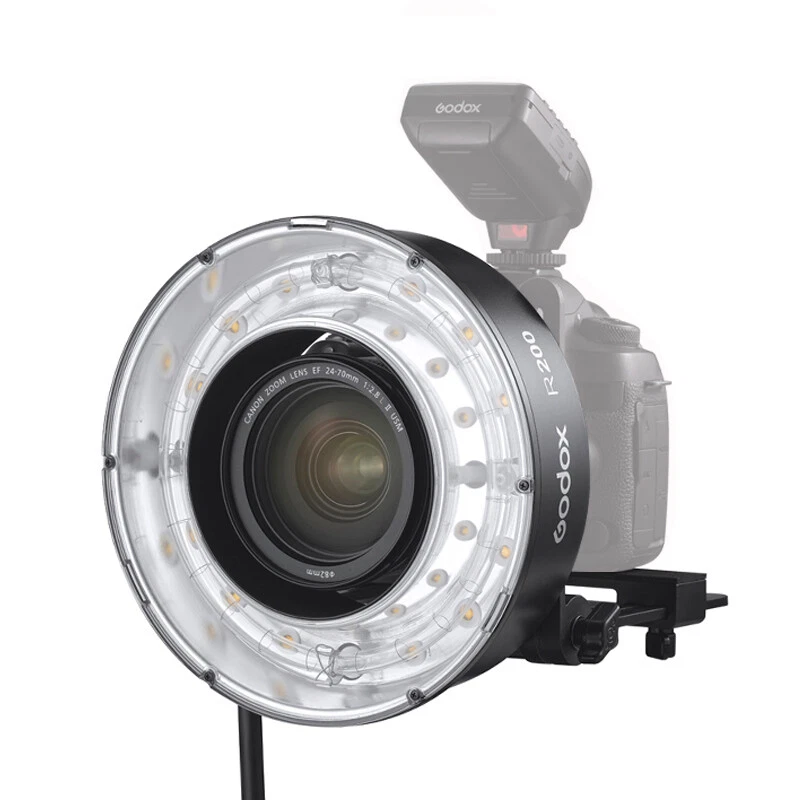 Godox R200 200W LED Ring Light Speedlite Flash Light Head for Sony Canon Nikon - Image 3 of 4