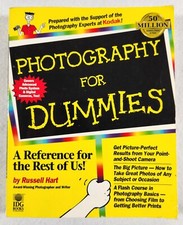 "Photography for Dummies" by Russell Hart, OG 1998, Best Paperback