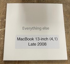 Apple MacBook 13-inch 4.1 Late 2008 Print and Media Packet