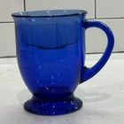 VTG Cafe Cobalt Blue Mug by Anchor Hocking In MINT Condition