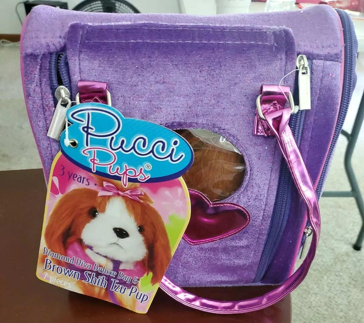 Pucci Pups Diamond Diva Deluxe Bag & Brown Shih Tzu Pup | eBay