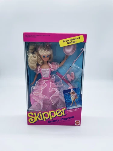 Barbie 1991 Skipper Beauty Pageant Made in Malaysia NRFB**