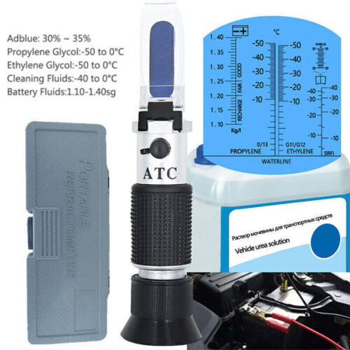 Auto-Frostschutz Batterie Flüssigkeit Refraktometer Fahrzeug Harnstoff Tester 30-35% SET KLOVE - Bild 1 von 10