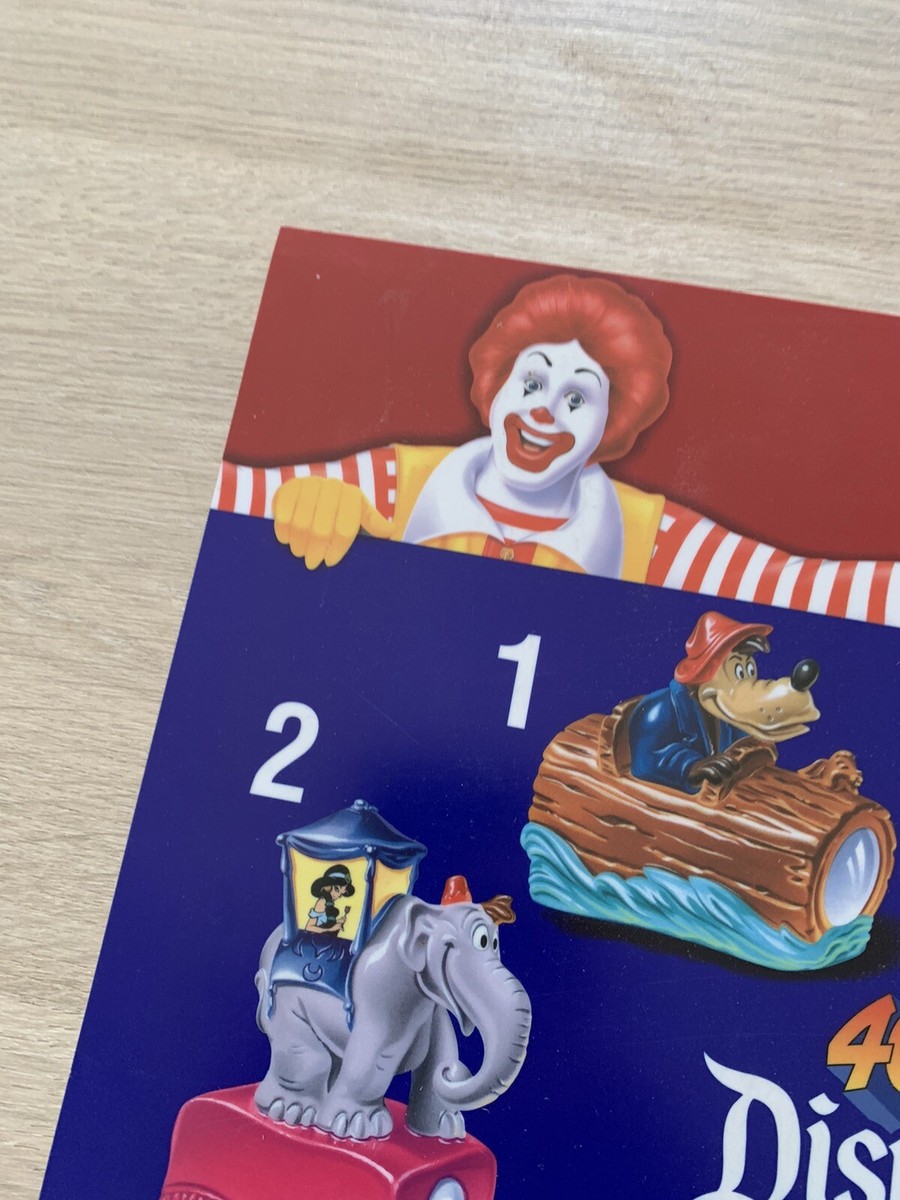 Vintage McDonald's 1994 Disneyland 40 Years Toys Happy Meal