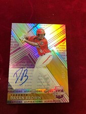 2019 Elite Extra Edition DASAN BROWN Auto 84/100 Purple Aspirations Toronto QP37
