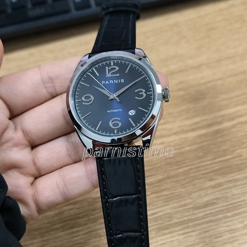 Parnis 40mm Sapphire Crystal 5ATM Miyota8215 Automatic Men Boys Pilot Watch - Picture 16 of 77