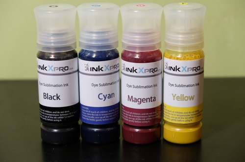 INKXPRO 4X75ml Professional Dye Sublimation Ink for Epson ECOTank printer - Bild 5 von 5