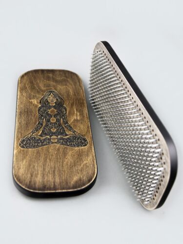 Sadhu board with Dynamic Nails Yoga for Beginners Birch Wooden Step 0.31" - Picture 2 of 6