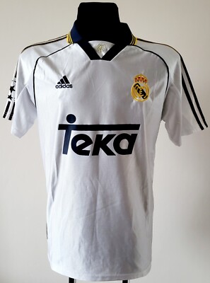 アディダス 00s real madrid #7 raul M home 2000-01 Real Madrid Home Shirt Raul #7 - 7/10 - (L)