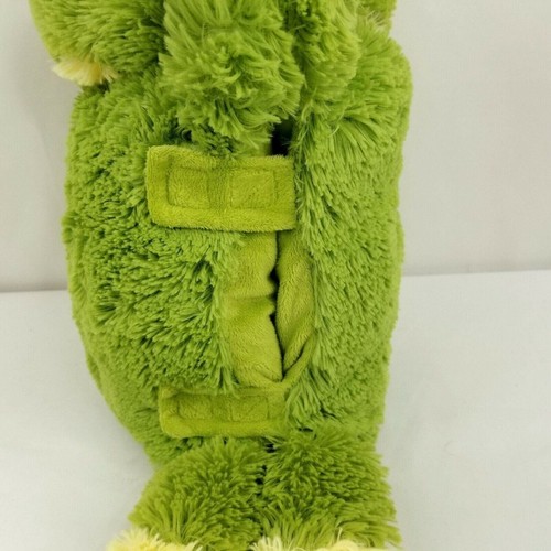 Green Frog Plush Lovie Lovey Security Blanket 32×16 Snuggle Buddy Stuffed Animal - Picture 7 of 10