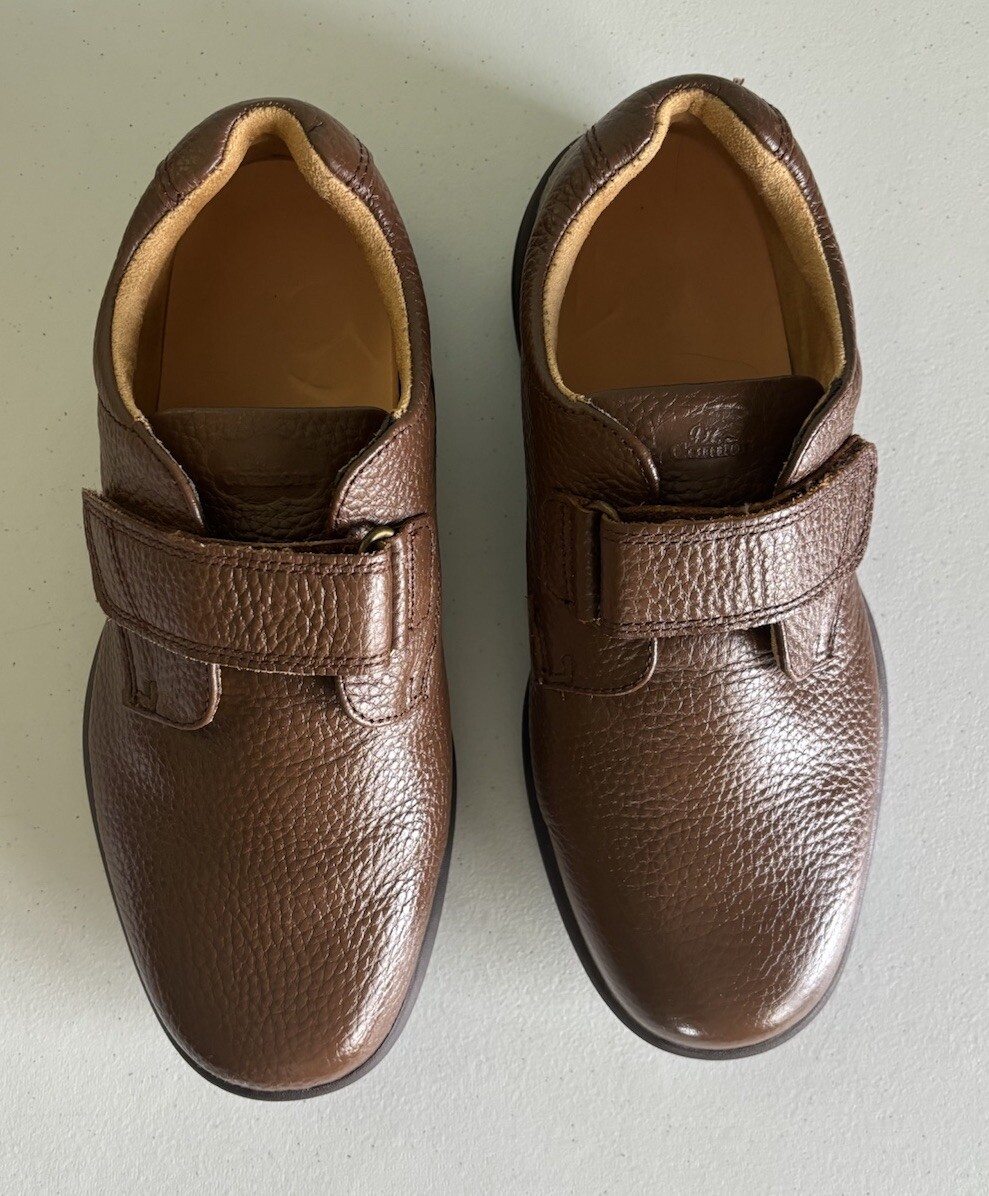 Dr Comfort Mens William Casual Diabetic Chestnut Leather  display picture 3