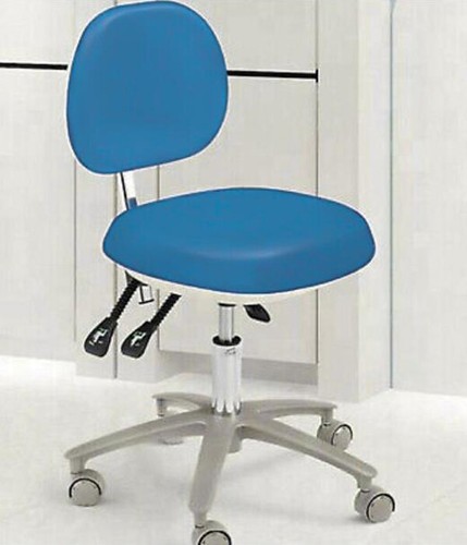 牙科豪华 PU 皮革可调医生和助理办公室移动椅子 hs-6 美国 - 第 2 张/共 9 张