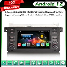 8-Cœurs Android 13 64GO Autoradio GPS DAB+ for BMW 3 Série E46 M3 ROVER 75 MG ZT