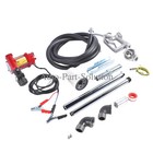 10 Gpm High Flow Dc Diesel Fuel Transfer Pump 12V Red w/ Manual Nozzle & Filter