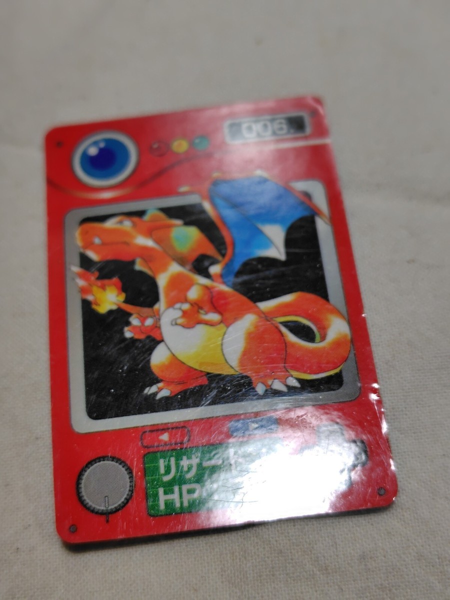 Charizard Zukan Mini Carddass Nintendo Pokemon Japanese Card A84