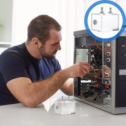  Computerwasserkühlung Kleiner Wassertank CPU-Wasserkühler Wasserkühlsysteme