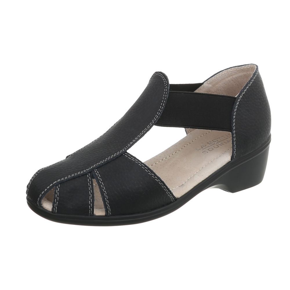 Trendy Sandale Damen Schuhe Echtleder Pumps 77620 Schwarz 41 Trendy Sandale Damen Schuhe Echtleder Pumps 77620 Schwarz 41