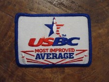 USBC Most Improved Average Embroidered Patch United States Bowling Congress