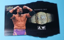 2022 Upper Deck Allure AEW Title Fights TF-18 Scorpio Sky